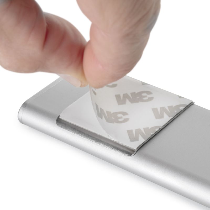 Luminaire LED Kaus rechargeable par usb avec détecteur de mouvement, L 400 mm, Anodisé mat