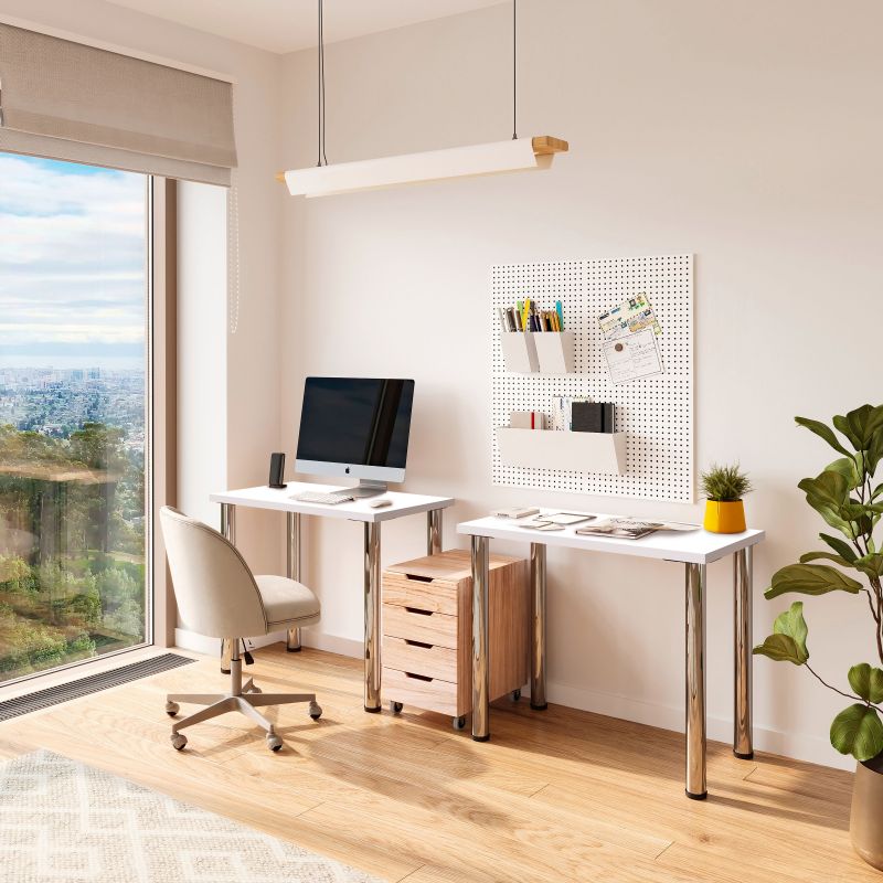 Plateau de table, 900x500mm, Blanc