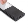 Luminaire LED Kaus Black rechargeable par usb avec capteur tactile, 600mm, Noir Luminaire LED Kaus Black rechargeable par usb avec capteur tactile, 600mm, Noir