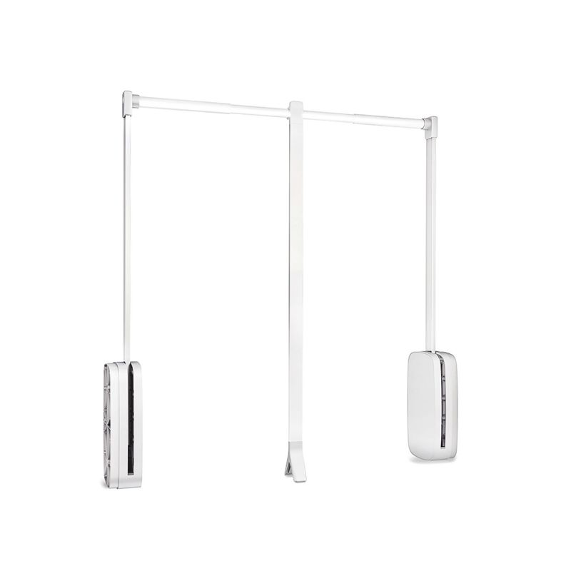 Penderie rabattable Sling pour armoire de largeur 450 à 600 mm, Blanc