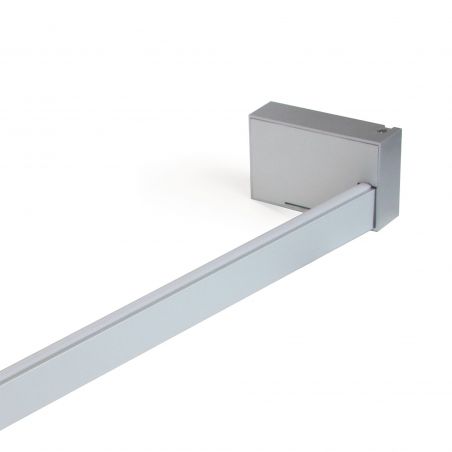 Barre de penderie Castor avec lumière LED, batterie amovible et détecteur de mouvement, 858 mm, Anodisé mat Barre de penderie Castor avec lumière LED, batterie amovible et détecteur de mouvement, 858 mm, Anodisé mat