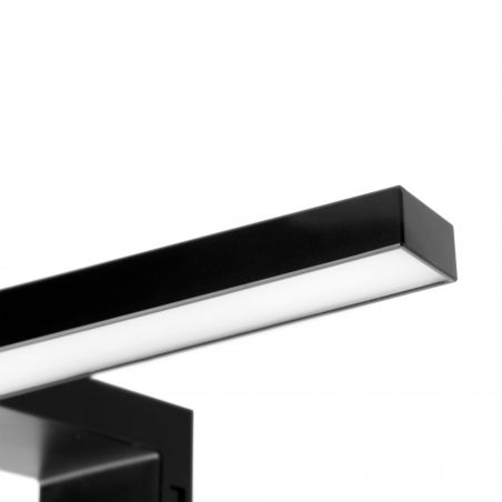 Spot LED pour miroir de salle de bain Virgo (AC 230V 50Hz), 6 W, Noir Spot LED pour miroir de salle de bain Virgo (AC 230V 50Hz), 6 W, Noir