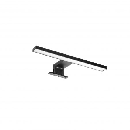 Spot LED pour miroir de salle de bain Virgo (AC 230V 50Hz), 6 W, Noir Spot LED pour miroir de salle de bain Virgo (AC 230V 50Hz), 6 W, Noir