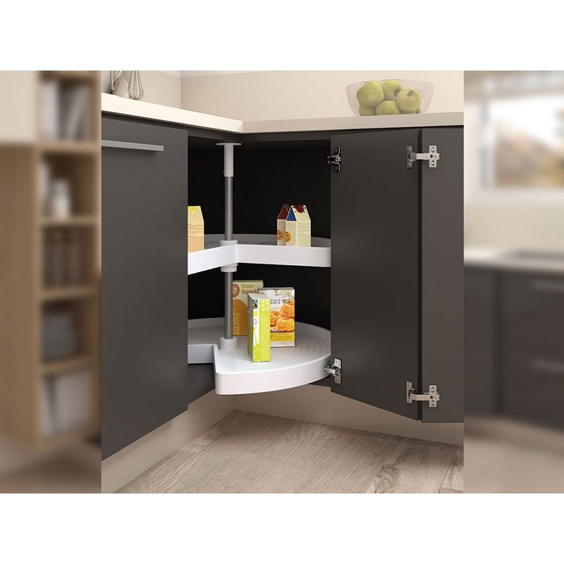 Tourniquet 3/4 rond Gris pour caisson de 800 mm