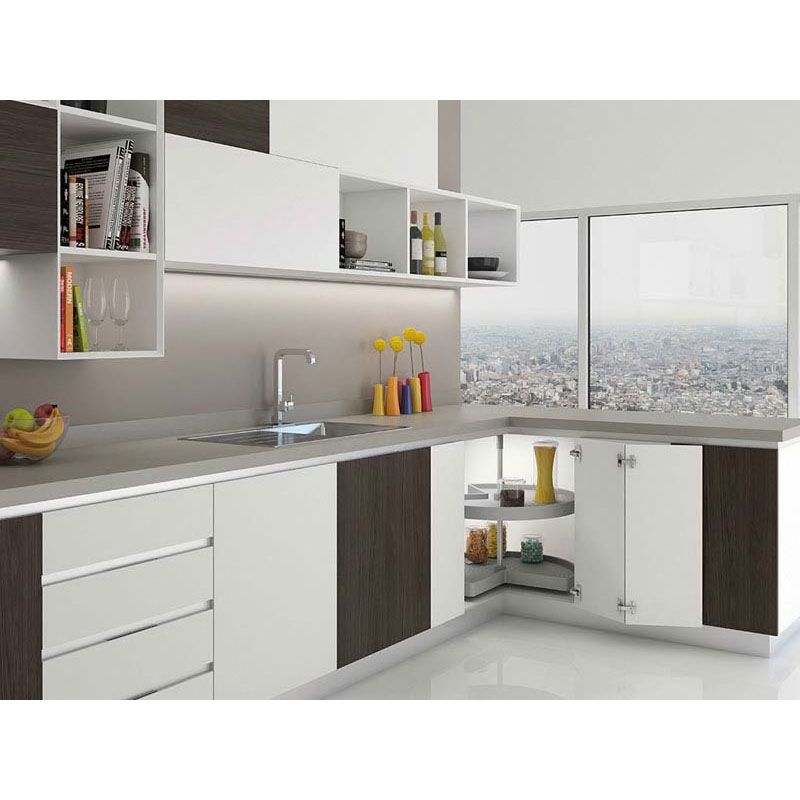 Tourniquet 3/4 rond Blanc pour caisson de 800 mm