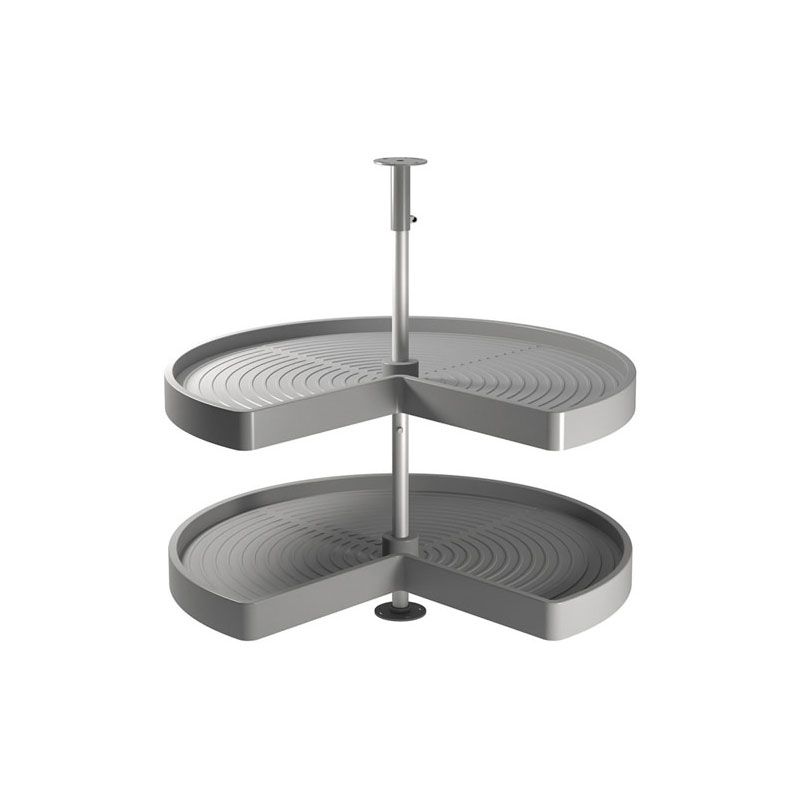 Tourniquet 3/4 rond Blanc pour caisson de 800 mm