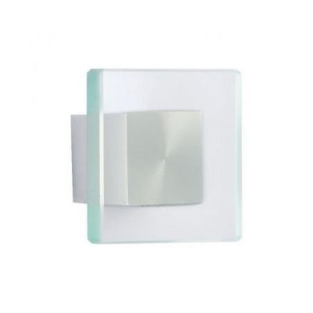 Bouton verre carré -...