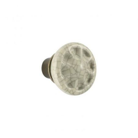 Bouton porcelaine -...