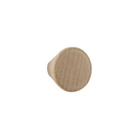 Bouton bois conique -...