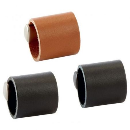 Bouton cuir DRUM - Entraxe...