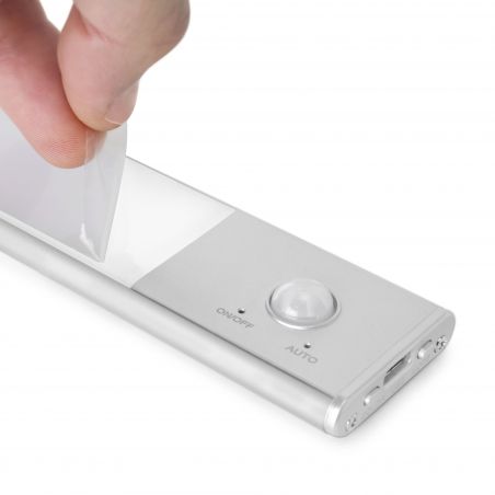 Luminaire LED Kaus rechargeable par usb avec détecteur de mouvement, L 240 mm, Anodisé mat Luminaire LED Kaus rechargeable par usb avec détecteur de mouvement, L 240 mm, Anodisé mat