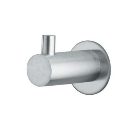Patère inox ronde -...