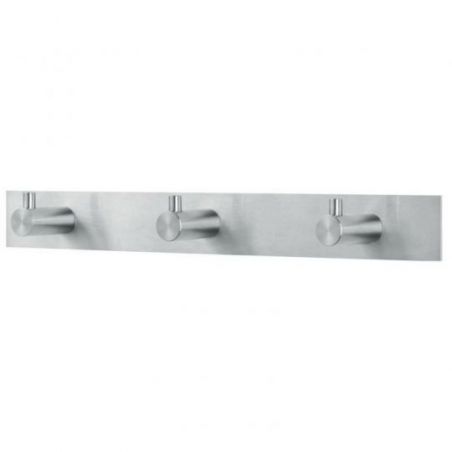 Portemanteau inox rond -...
