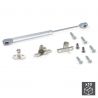 Lot de 10 pistons de porte relevable, force 8kg, course 100mm, Aluminium Lot de 10 pistons de porte relevable, force 8kg, course 100mm, Aluminium