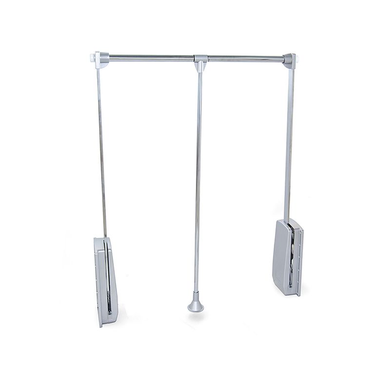 Penderie rabattable Hang pour armoire de largeur 600 à 830 mm, Chromé