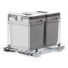 Poubelle coulissante 30L 2 bacs Poubelle coulissante 30L 2 bacs
