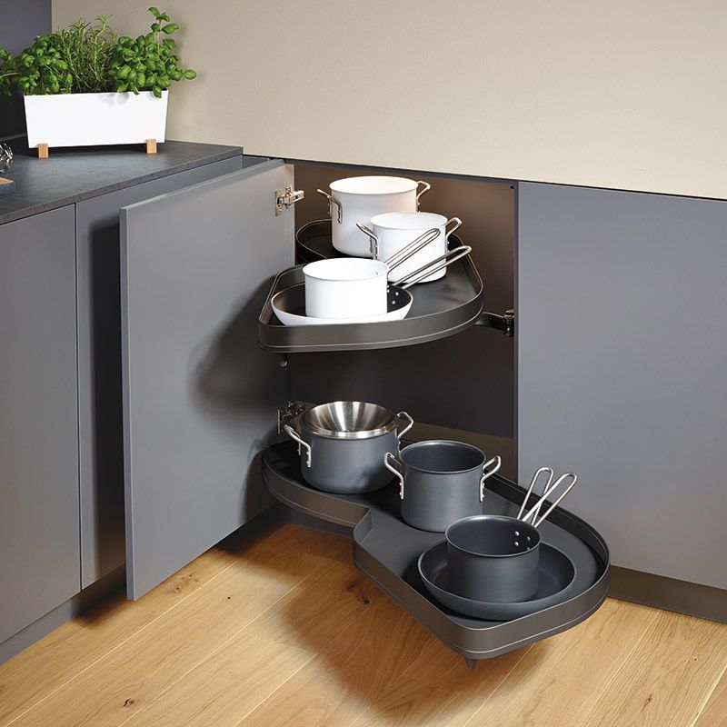 Ferrure Lemans II Arena Pure Sens Gauche avec amortisseur pour porte de 450 mm