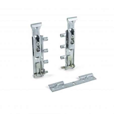 Lot de 5 kits de suspension invisible pour modules hauts Levelup1 avec platine, Zingué