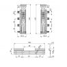 Lot de 5 kits de suspension invisible pour modules hauts Levelup1 avec platine, Zingué Lot de 5 kits de suspension invisible pour modules hauts Levelup1 avec platine, Zingué