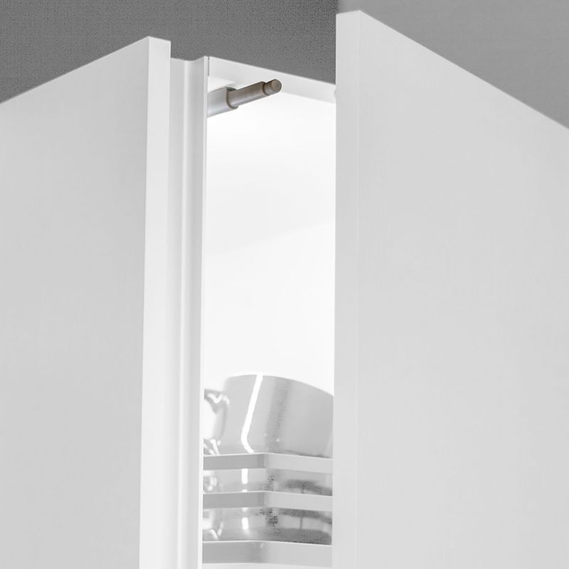 Lot de 10 loqueteaux à visser Push Latch, Gris