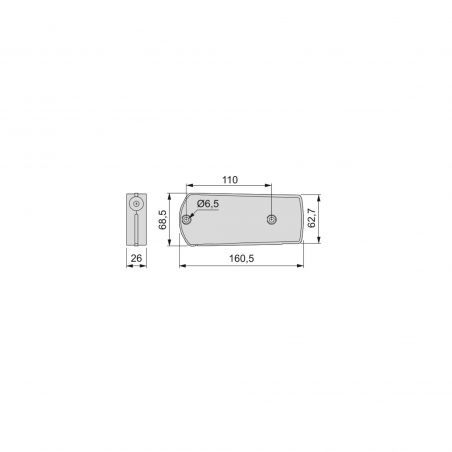 Mécanisme pour portes abattant Microwinch, Force 4 Kg, Gris Mécanisme pour portes abattant Microwinch, Force 4 Kg, Gris