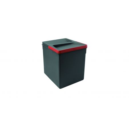 Poubelles Recycle, 1 bac de 15L, Gris anthracite Poubelles Recycle, 1 bac de 15L, Gris anthracite