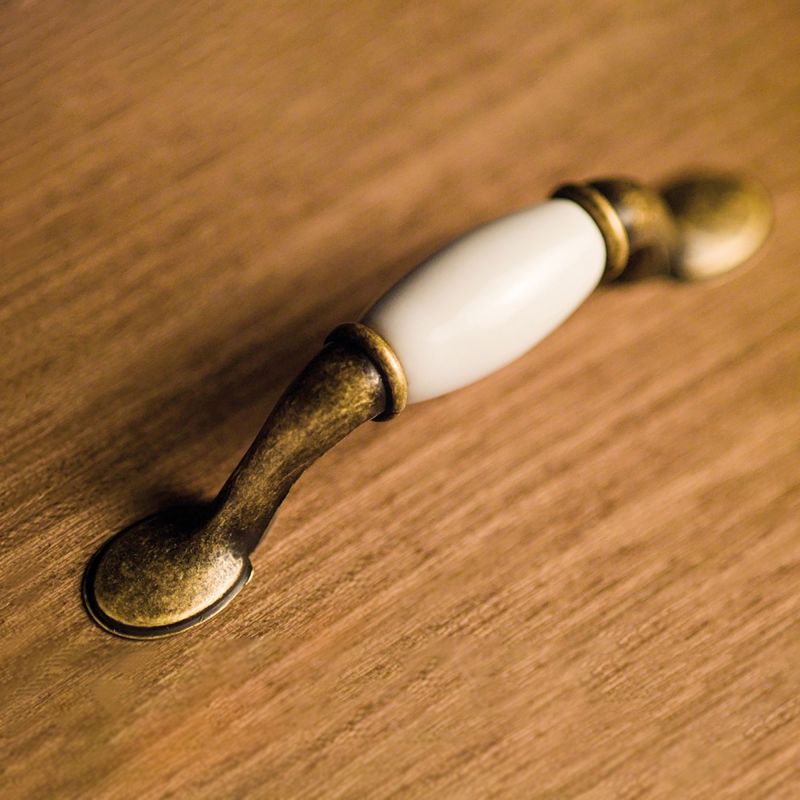 Lot de 20 Poignées Papua, L 127 mm, entraxe 76 mm, Argent ancien