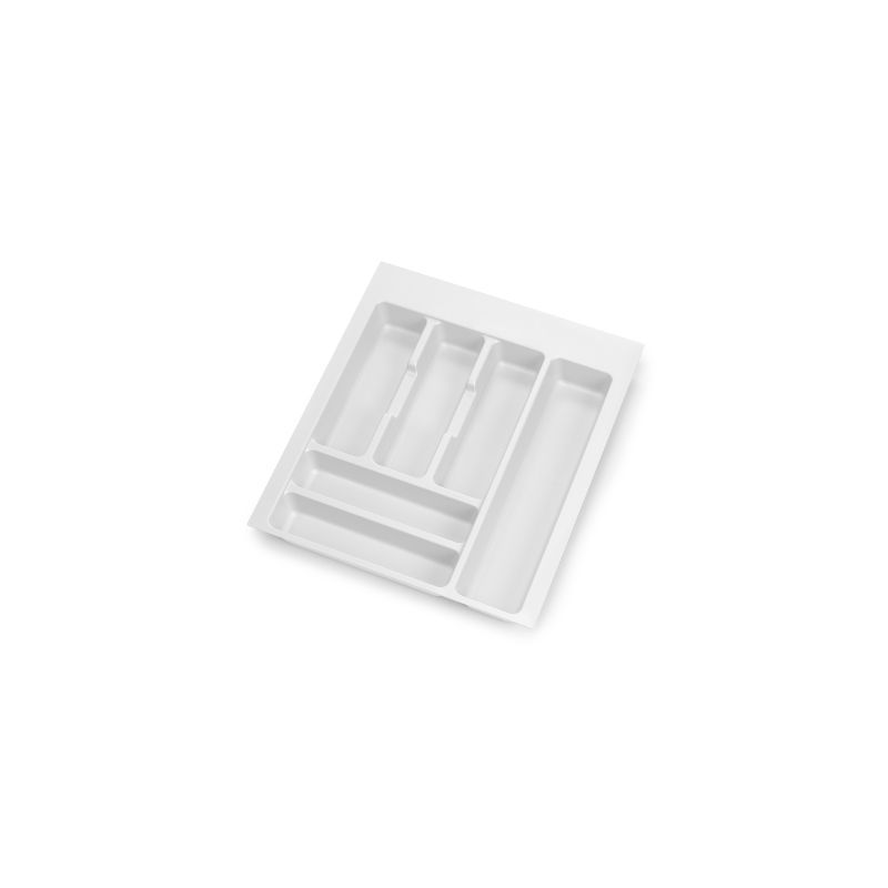 Range-couvert Optima pour caisson de 450 mm, Blanc