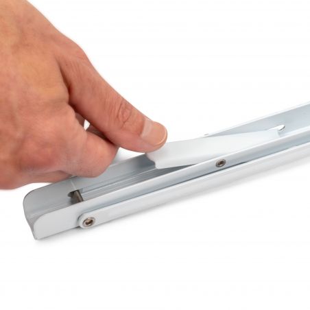 Jeu de 2 supports relevables , longueur 403mm, Blanc Jeu de 2 supports relevables , longueur 403mm, Blanc