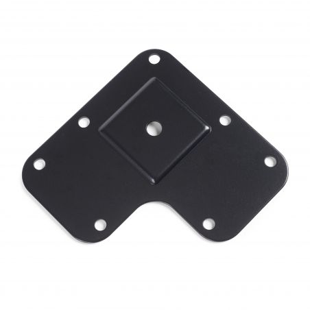 Lot de 4 pieds carrés pour table, 50 x 50 mm, Noir Lot de 4 pieds carrés pour table, 50 x 50 mm, Noir