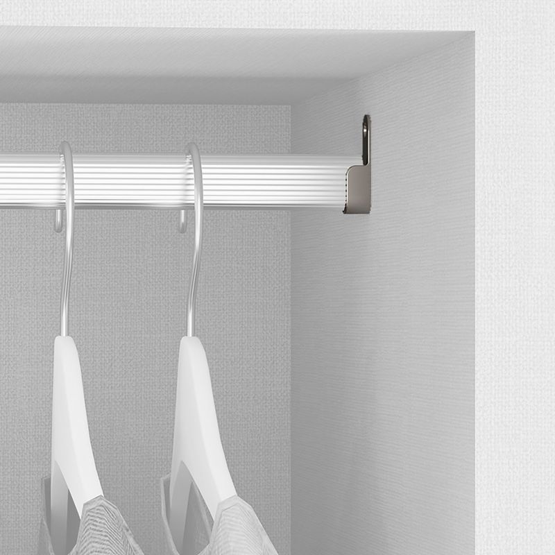 Support pour tube ovale, Nickelé