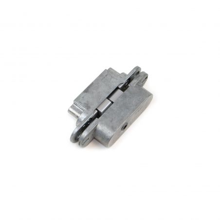 Lot de 2 charnières à boîtier pour portes de passage, charge 40kg, ouverture à 180 degrés, Gris Lot de 2 charnières à boîtier pour portes de passage, charge 40kg, ouverture à 180 degrés, Gris