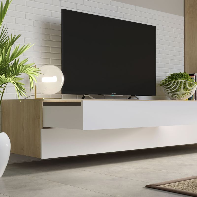 Jeu de coulisses invisibles Silver, sortie totale, Soft-close, profondeur 300mm, Zingué