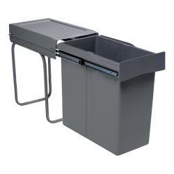 Poubelle coulissante 40L 1 bac