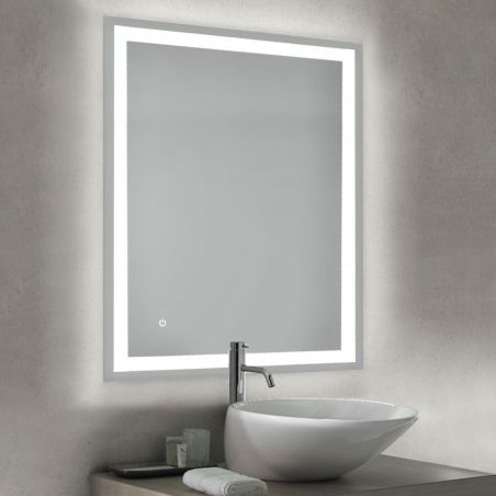 Miroir Heracles avec éclairage LED frontal et décoratif (AC 230V 50Hz), 34 W Miroir Heracles avec éclairage LED frontal et décoratif (AC 230V 50Hz), 34 W