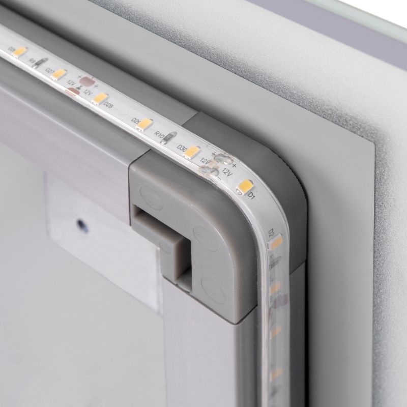 Miroir Heracles avec éclairage LED frontal et décoratif (AC 230V 50Hz), 34 W