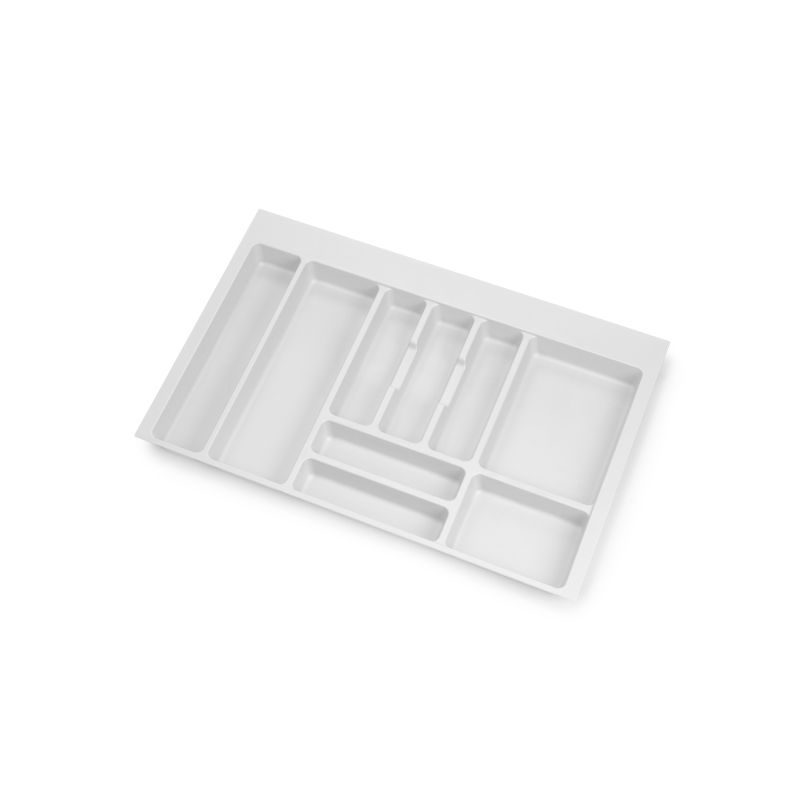 Range-couvert Optima pour caisson de 800 mm, Blanc