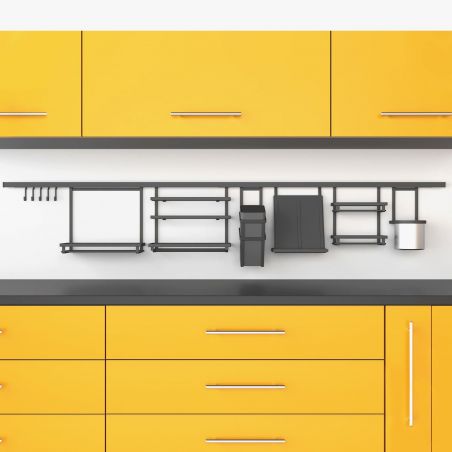 Étagère pour pots à épices Titane, Gris anthracite Étagère pour pots à épices Titane, Gris anthracite