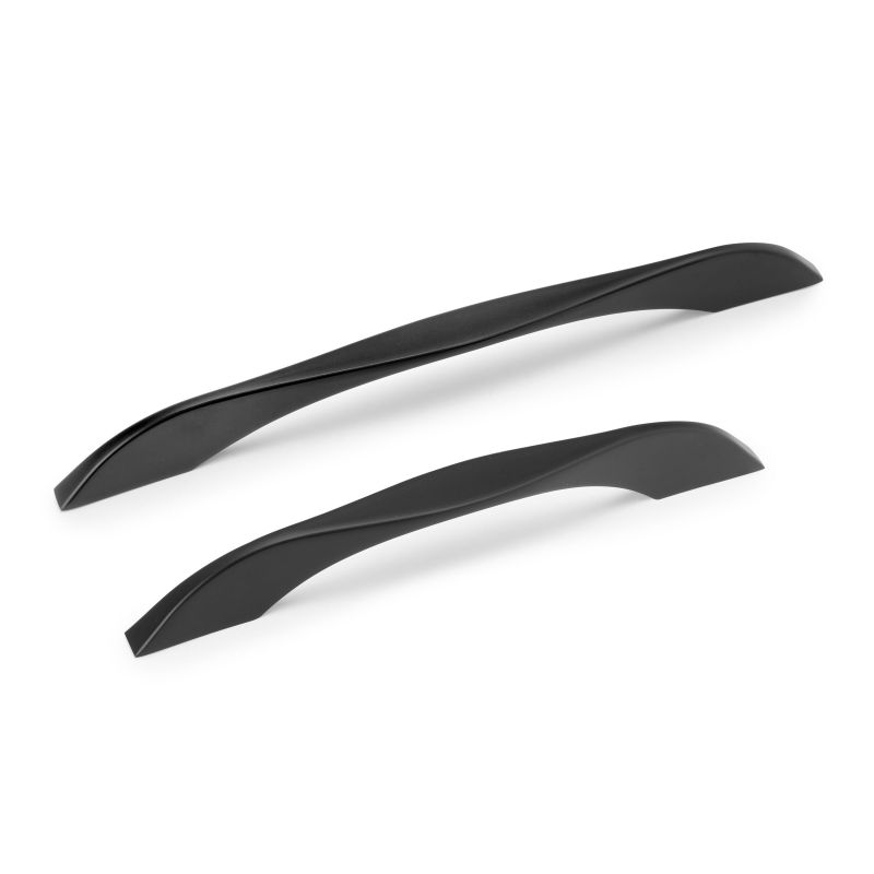 Lot de 8 Poignées Varna, L 181 mm, entraxe 160 mm, Noir