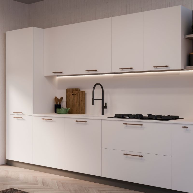 Lot de 5 Poignées Riad, L 232 mm, entraxe 192 mm, Bronze