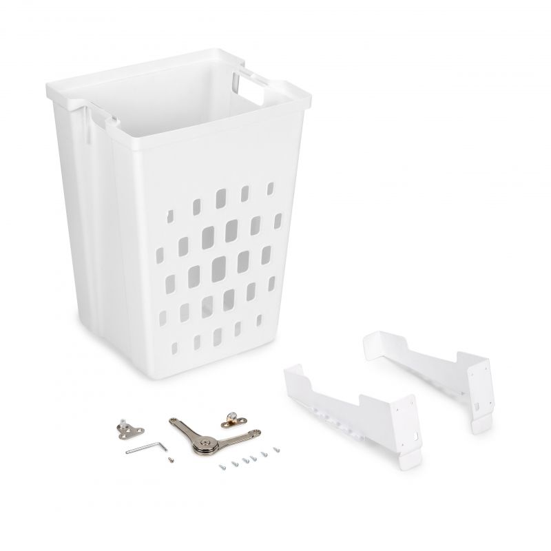 Panier à linge Laundry pour caisson de 450 mm, Blanc