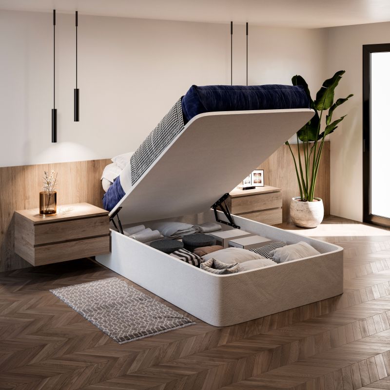 Mécanisme de levage pour lit double en ouverture frontale