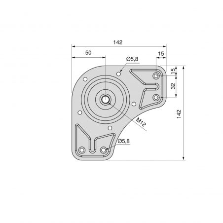 Lot de 4 pieds pour table, hauteur 830 - 850 mm, Ø 60 mm, Aluminium Lot de 4 pieds pour table, hauteur 830 - 850 mm, Ø 60 mm, Aluminium