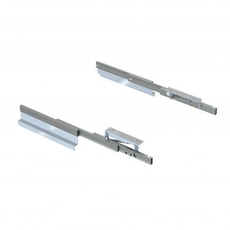 Coulisses pour table à rallonge et relevable Oplà Folding+39, Inox brossé Coulisses pour table à rallonge et relevable Oplà Folding+39, Inox brossé
