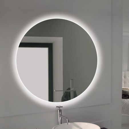 Miroir Cassiopeia avec éclairage décoratif à LED, diamètre 60 cm, AC 230V 50Hz, 20 W + 12 W Miroir Cassiopeia avec éclairage décoratif à LED, diamètre 60 cm, AC 230V 50Hz, 20 W + 12 W