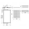 Kit organisateur de tiroir, plateau auxiliaire avec cadre coulissant soft close pour armoire pour meuble de 900mm, Gris Kit organisateur de tiroir, plateau auxiliaire avec cadre coulissant soft close pour armoire pour meuble de 900mm, Gris