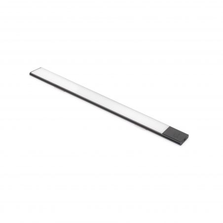 Luminaire LED Kaus Black rechargeable par usb avec capteur tactile, 400mm, Noir Luminaire LED Kaus Black rechargeable par usb avec capteur tactile, 400mm, Noir