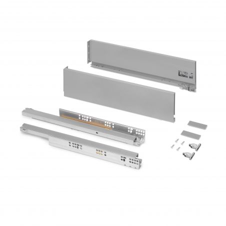 Tiroir Vertex 40 kg hauteur 131 mm, profondeur 500 mm, Aluminium Tiroir Vertex 40 kg hauteur 131 mm, profondeur 500 mm, Aluminium