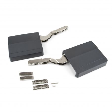 Compas Agile Smart pour porte relevable, Force 960 - 2350, Gris antracite
