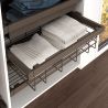 Kit panier en fil avec cadre coulissant pour caisson de 600 mm, Moka Kit panier en fil avec cadre coulissant pour caisson de 600 mm, Moka